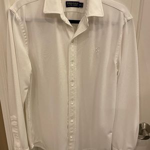 Polo Golf by Ralph Lauren white button down.